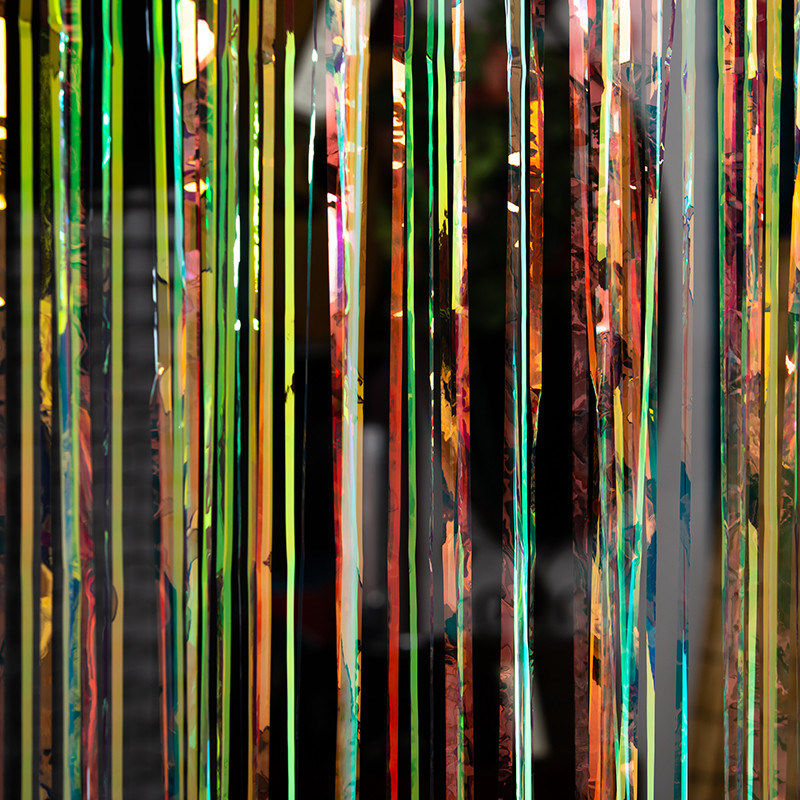 2mx1m Foil Curtain Backdrop Indoor And Outdoor Fringe Door Curtain Customized